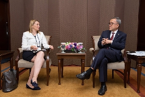 2017 EROPA Bilateral Meeting - Minister Kim Pansuk  and Mari Kiviniemi, Deputy Secretary General of OECD 의 목록 이미지 입니다. 