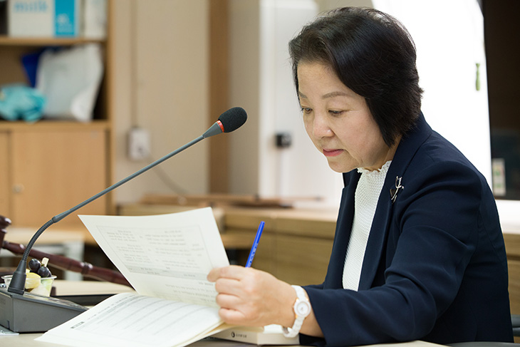인사혁신처 자체평가위원회 전체회의가 진행중인 모습