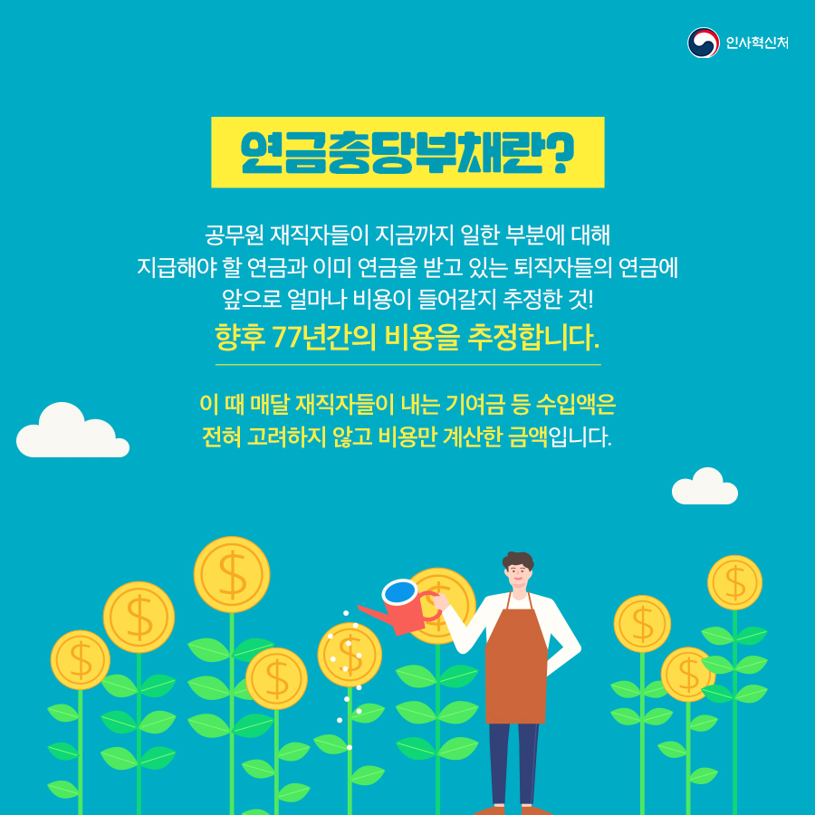 알쏭달쏭~ 연금충당부채 팩트체크! 카드뉴스 1페이지