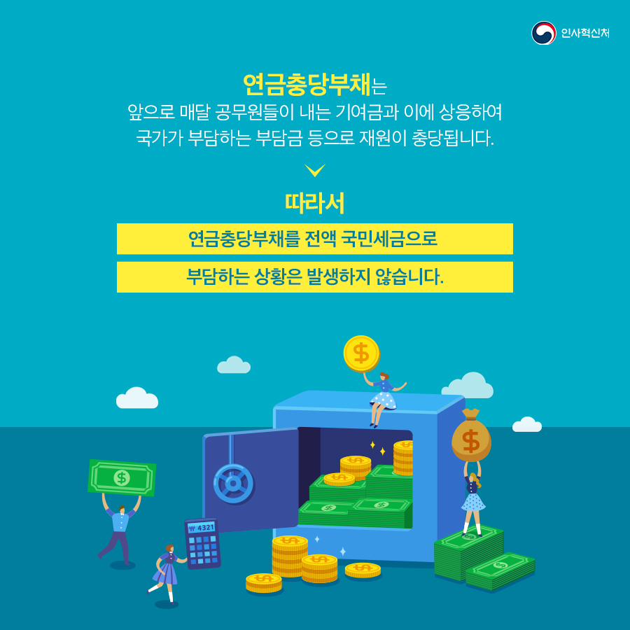 알쏭달쏭~ 연금충당부채 팩트체크! 카드뉴스 1페이지