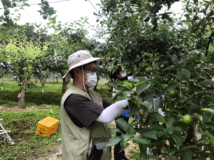 2021년 공무원 노사합동 봉사활동 사진