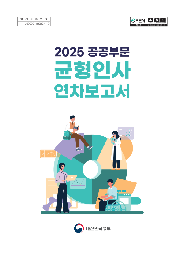 2025 공공부문 균형인사 연차보고서 표지